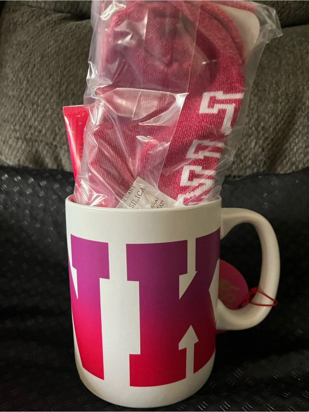 PINK Victoria's Secret Berry Glitz Mug Gift Set - Hot Pink, White